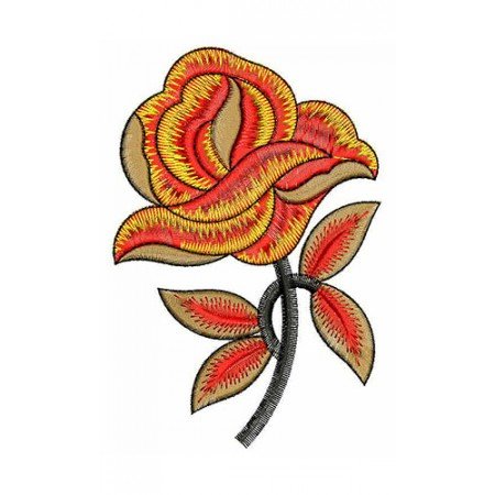 Attractive Rose Embroidery Design 22009