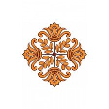 Decorative Flower Embroidery Design 22023