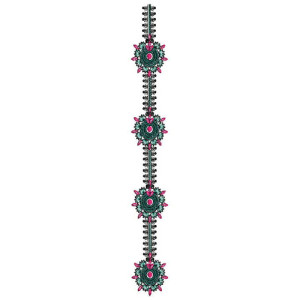 Neck Tie Applique Machine Embroidery Design 22061