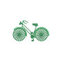 Bicycle Applique Embroidery Design 22067