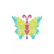 Butterfly Applique Embroidery Design 22070