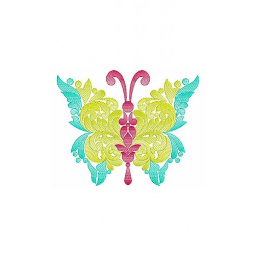 Butterfly Applique Embroidery Design 22070