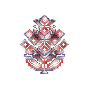 Cross Stitch Applique Embroidery Design 22073
