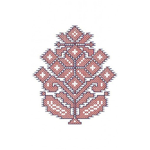 Cross Stitch Applique Embroidery Design 22073