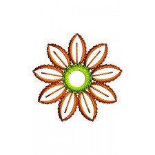 Mirror Work Patch  Embroidery Design 22075