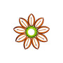 Mirror Work Patch Embroidery Design 22075