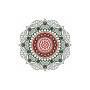 Circle Applique Embroidery Design 22198