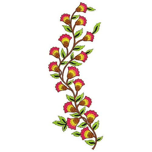 Embroidery Flower Vine Design 22212