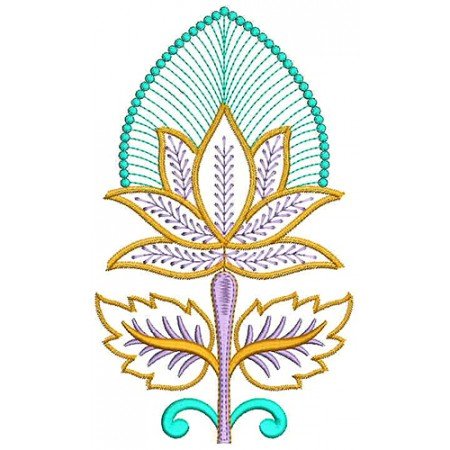 Pillow Flower Embroidery Design 22304