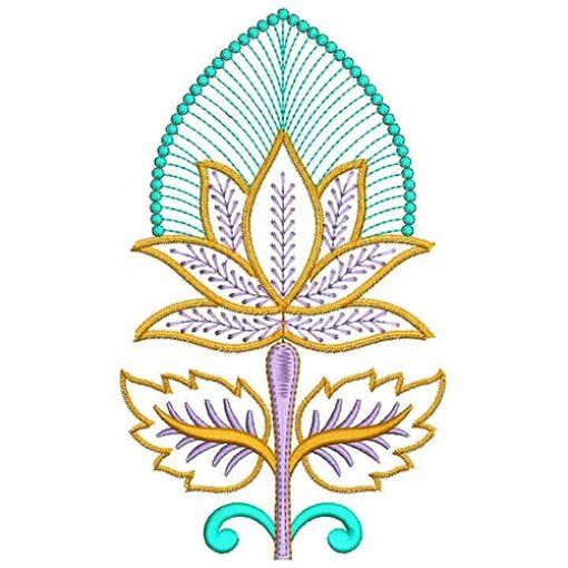 Pillow Flower Embroidery Design 22304