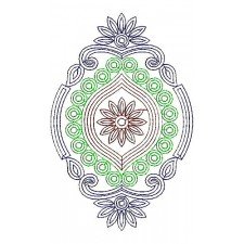 Applique Embroidery Design 22305
