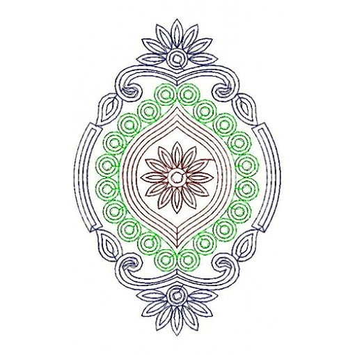 Applique Embroidery Design 22305