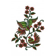 Colorline Bird Embroidery Design 22319