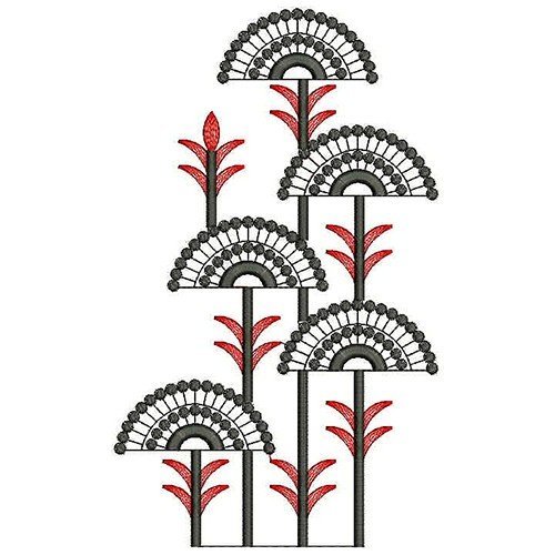 Potted Plants Embroidery Design 22322