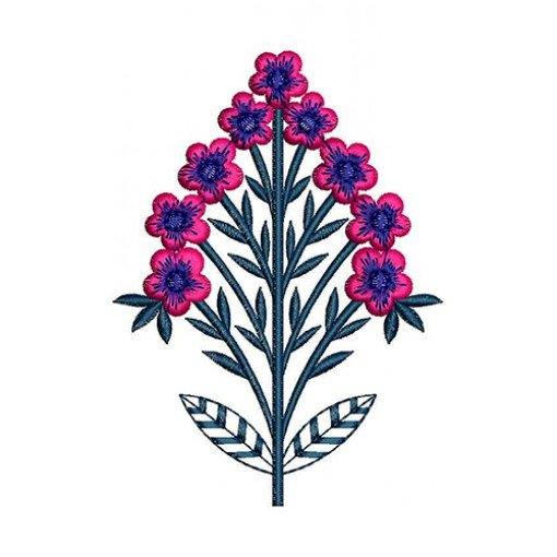 Applique Embroidery Design 22350
