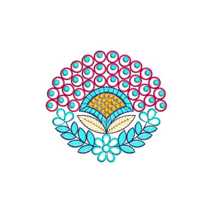 Applique Embroidery Design 22352