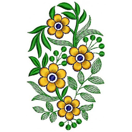 Applique Embroidery Design 22353
