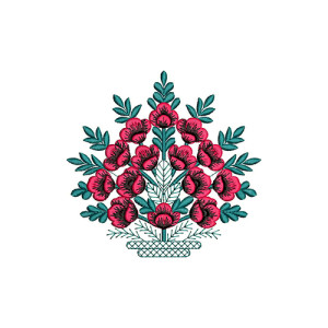 Applique Embroidery Design 22355