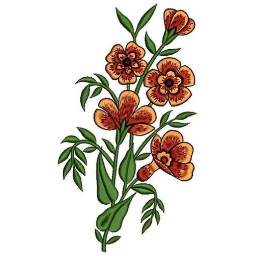 Applique Embroidery Design 22363