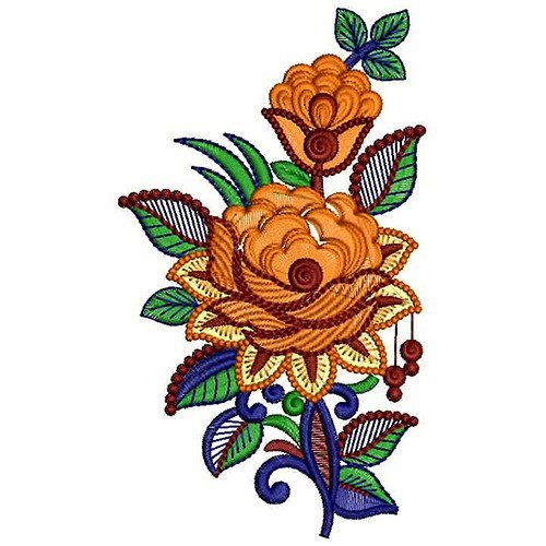 Pillow Flower Embroidery Designs 22436