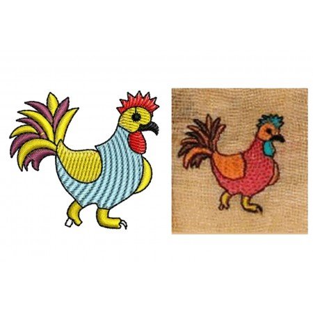 Hen Farm Embroidery Design 22439