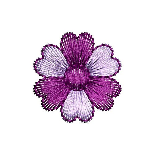 Florida Flower Embroidery Design 22461