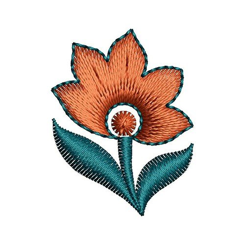Daisy Flower Embroidery Design 22467