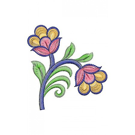 Applique Embroidery Designs For Kurti 225