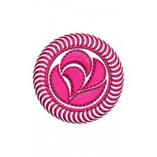 Asian Circle Applique Embroidery Design 22531