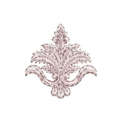 Simple Fleur Applique Embroidery Design 22533