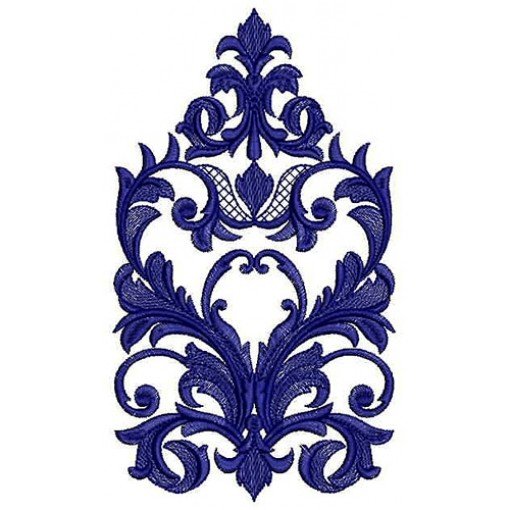 Folk Applique Embroidery Design 22565