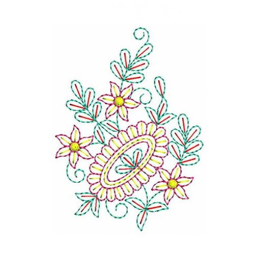 New Applique Embroidery Design 22567