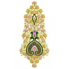 Kashmiri Traditional Applique Embroidery Design 22593