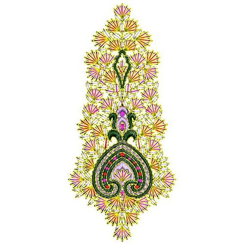 Kashmiri Traditional Applique Embroidery Design 22593