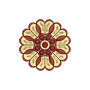 Crystal Rhinestone Applique Embroidery Design 22649