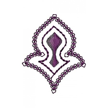 Symbol Style Applique Embroidery Design 22705