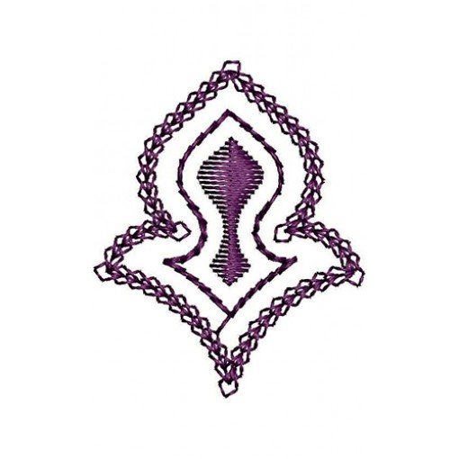 Symbol Style Applique Embroidery Design 22705