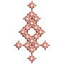 Scarce Applique Embroidery Design 22709