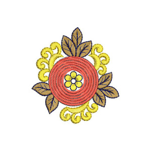 Pillow Cover Embroidery Design 22714