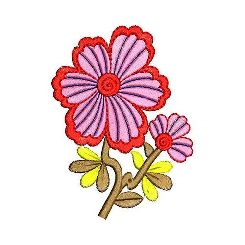 Pansy Flower Embroidery Design 22715