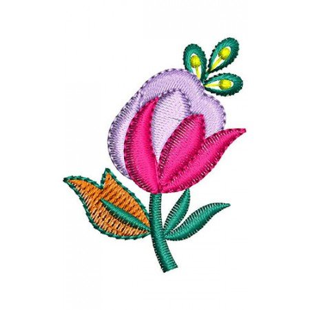Spring Flower Embroidery Design 22719