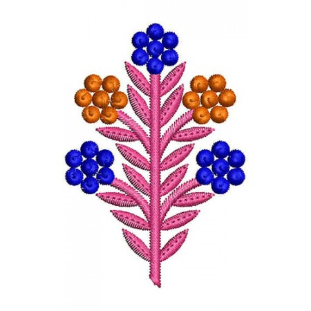 Tuberose Flower Embroidery Design 22724