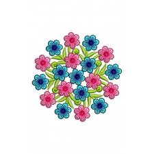 Circle Embroidery Design 22762