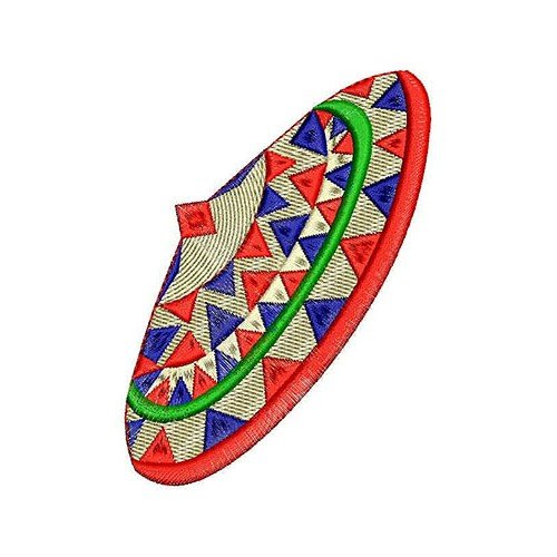 Assamese Japi Embroidery Design 22773
