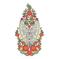 Flourish Wreath Applique Embroidery Design 22795