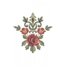 Pomegranate Applique Embroidery Design 22817