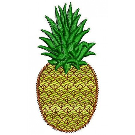 Pineapple Embroidery Design 22818