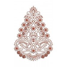 Brilliant Applique Embroidery Design 22823