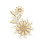 Flower Patch Embroidery Design 22882