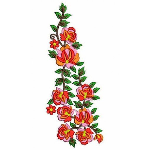 Natural Patch Embroidery Design 22886